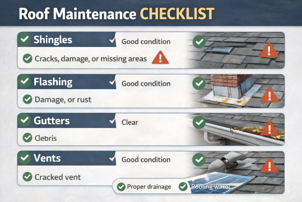 roof maintenance checklist