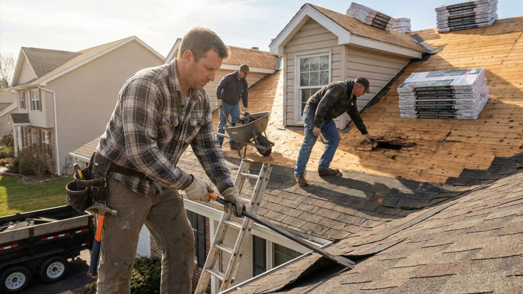 Roof Replacement Tear Off