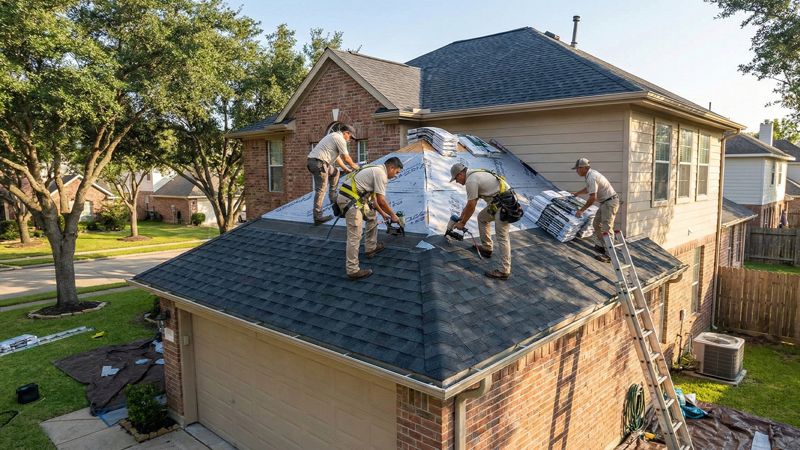 New Roof Replacement in Magnolia by Nailed It Roofing Pros