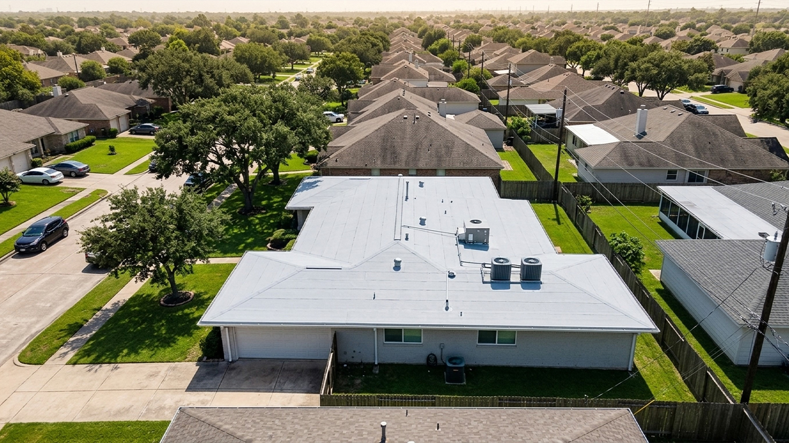 Is a Flat Roof Suitable for Houston?